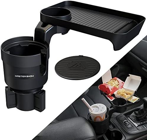 Master Show Cup Holder Tray for Car Cup Holder Expander with Detachable Tray Table Car Drink Hold... | Amazon (US)