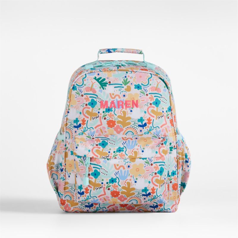 Medium Floral Kids Backpack for School + Reviews | Crate & Kids | Crate & Barrel