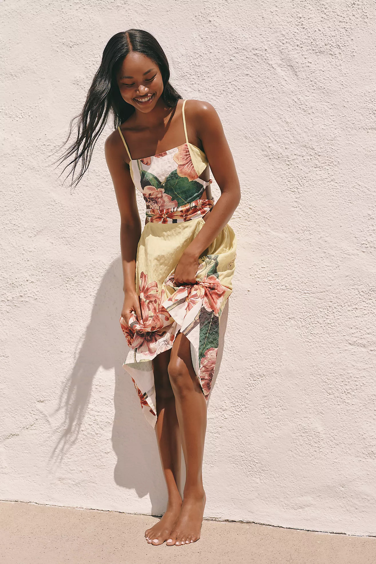 Celandine Beaded Midi Dress | Anthropologie (US)
