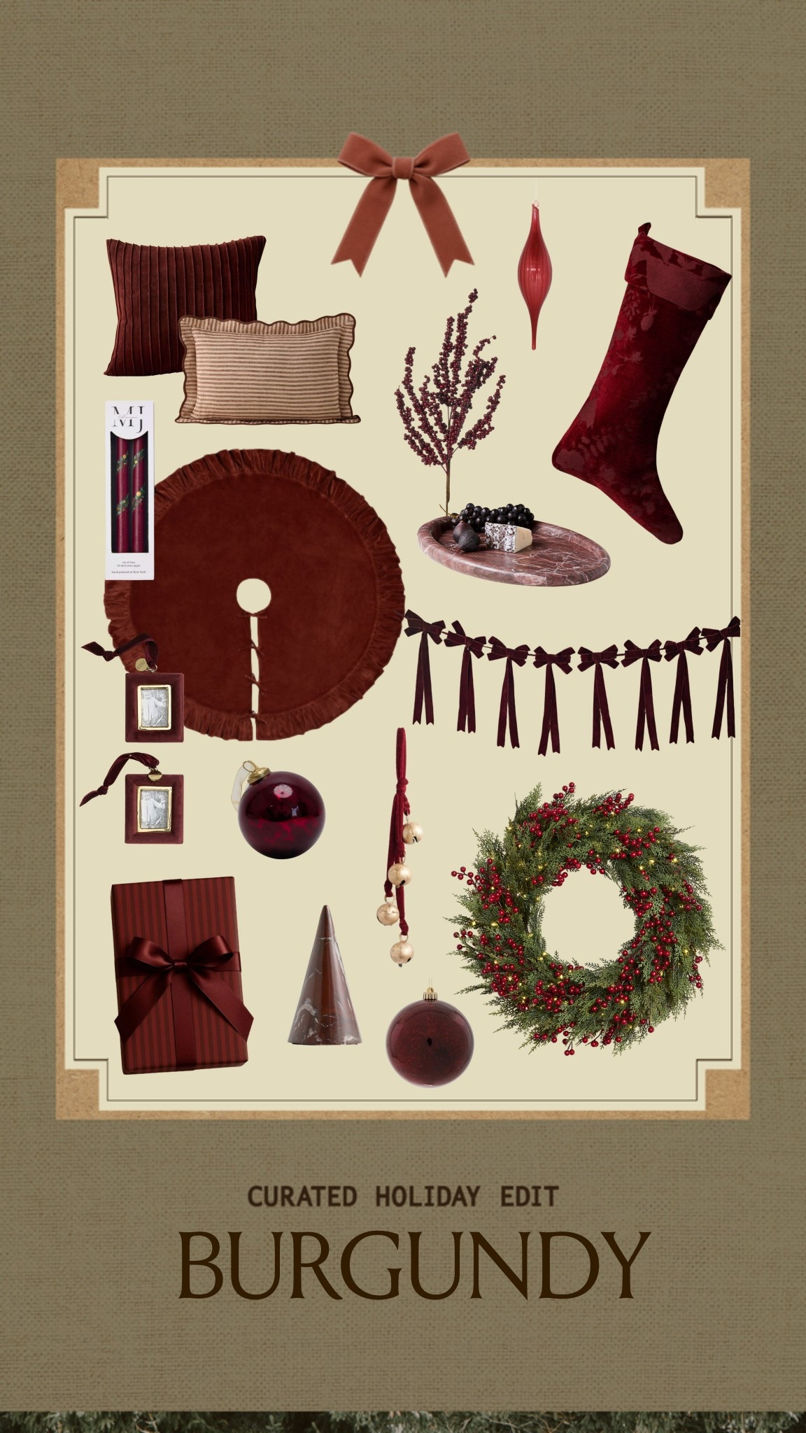 burgundy christmas 

#LTKHome #LTKSeasonal #LTKHoliday