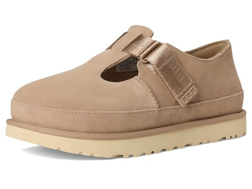 UGG Women's Goldenstar Mary Jane Shoe, Sand, 11 | Amazon (US)