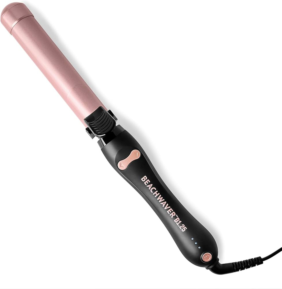 The Beachwaver Co. Beachwaver B1.25 Rotating Curling Iron - Midnight Rose | Automatic 1.25 Inch C... | Amazon (US)