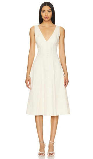 Dinner's At Six Dress in Butter | Revolve Clothing (Global)