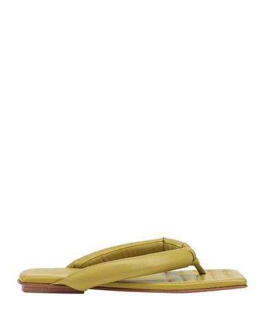 Giulia Taddeucci Woman Thong sandal Lime green Size 6 Leather | YOOX (US)