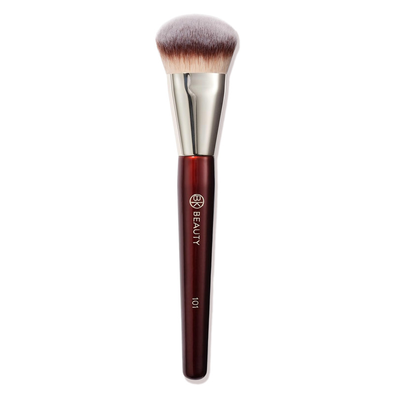 BK Beauty 101 Contoured Foundation Brush in Burgundy at Nordstrom | Nordstrom
