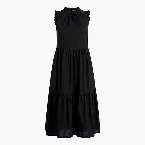 Tiered ruffle midi dress | J.Crew Factory