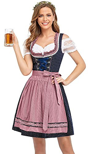 Oktoberfest Outfits Women Dirndl Dresses German October Costume Festival | Amazon (US)