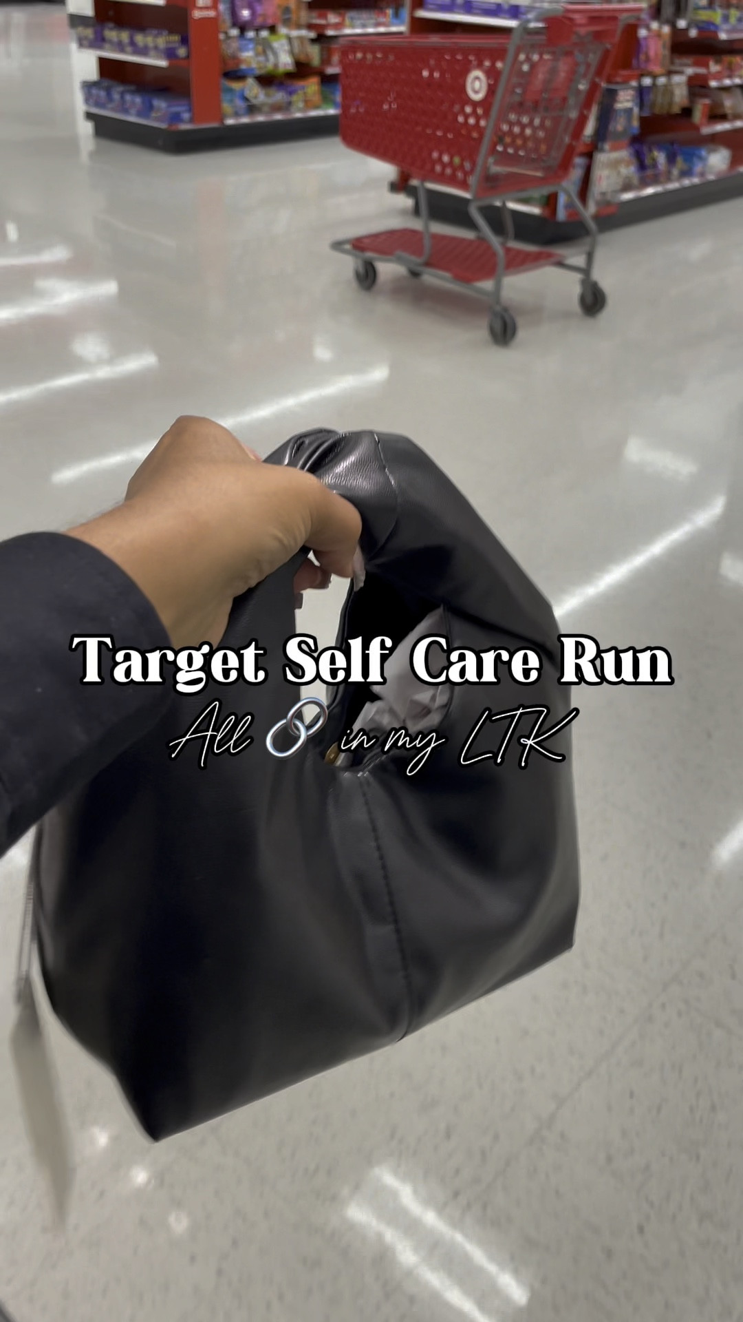 A few items on my last Target run! I’m in love with this black faux leather bag and ofcourse I had to re up on my fav skincare products! #target 

#LTKbeauty