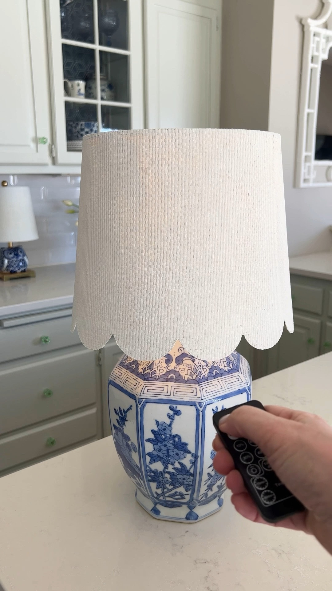 Such an easy way to make a custom rechargeable lamp.  Take any vase, a uno fitter style lamp shade and a rechargeable light bulb.  The possibilities are endless!
These are the best rechargeable bulbs and currently on sale .