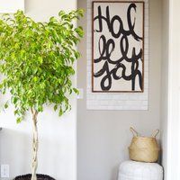 hallelujah hand lettered framed wood sign | Etsy (US)