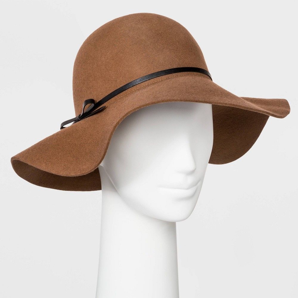 Women's Felt Floppy Hat - A New Day Camel One Size, Women's | Target