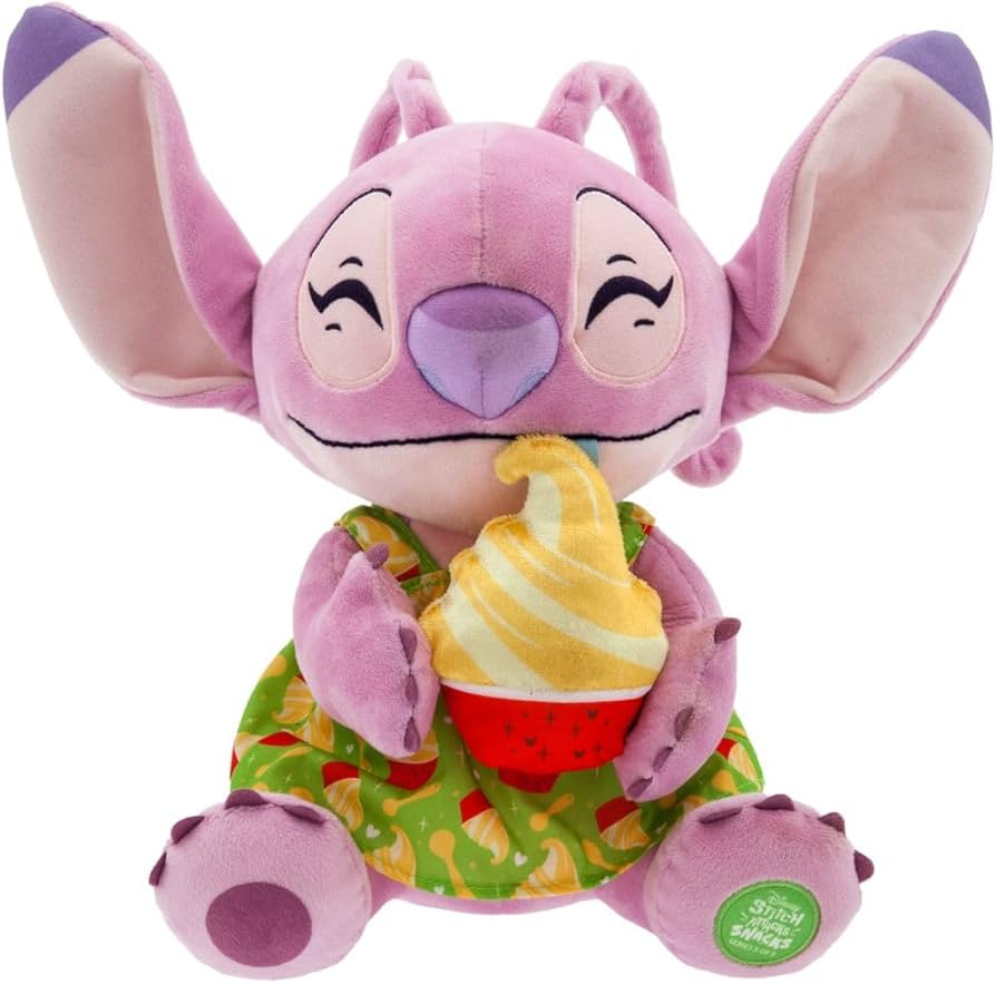 Disney Store Official Stitch Attacks Snacks Plush Collection – Angel Pineapple Swirl – 12 Inc... | Amazon (US)