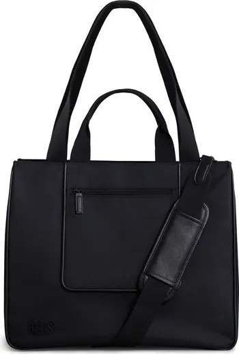 Béis The East/West Water Repellent Tote in Atlas Pink at Nordstrom | Nordstrom