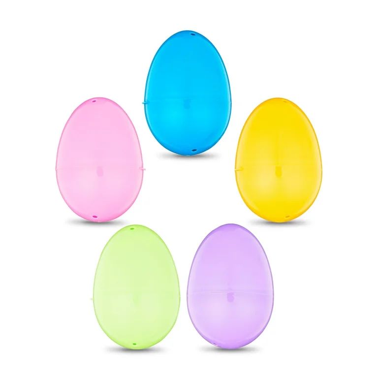 Easter 40mm (1.5 Inch) Bright and Pastel Plastic Easter Eggs, 48 Count, by Way To Celebrate | Walmart (US)