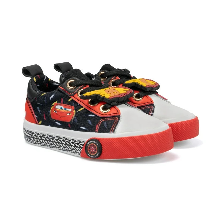 Cars Toddler Boy Lightning McQueen Court Sneaker | Walmart (US)