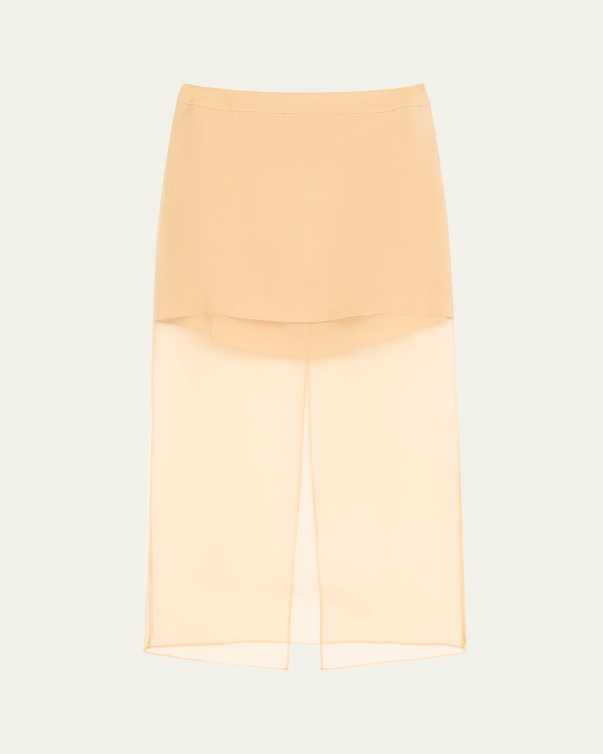 Sylkie Silk Organza Midi Skirt | Bergdorf Goodman