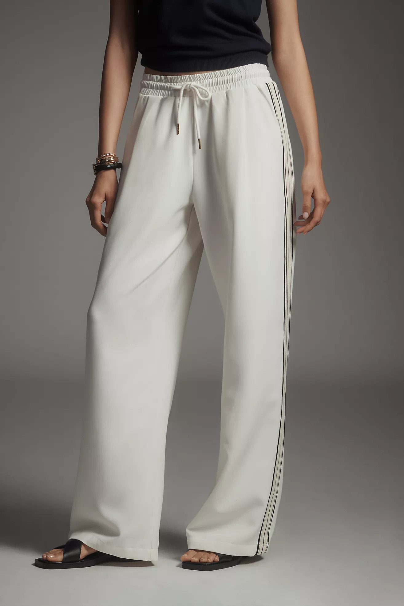 Bishop + Young Ford Tie-Front Track Pants | Anthropologie (US)