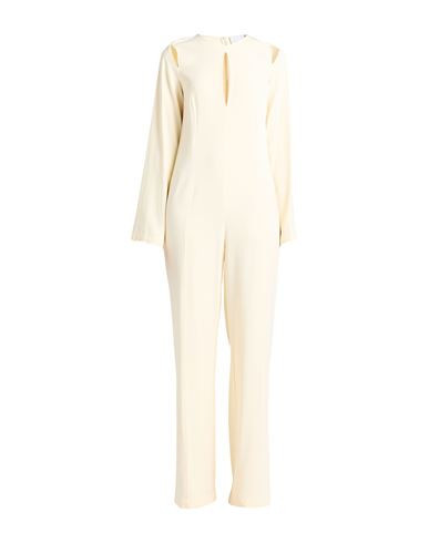 Erika Cavallini Woman Jumpsuit Cream Size 6 Viscose, Acetate | YOOX (US)