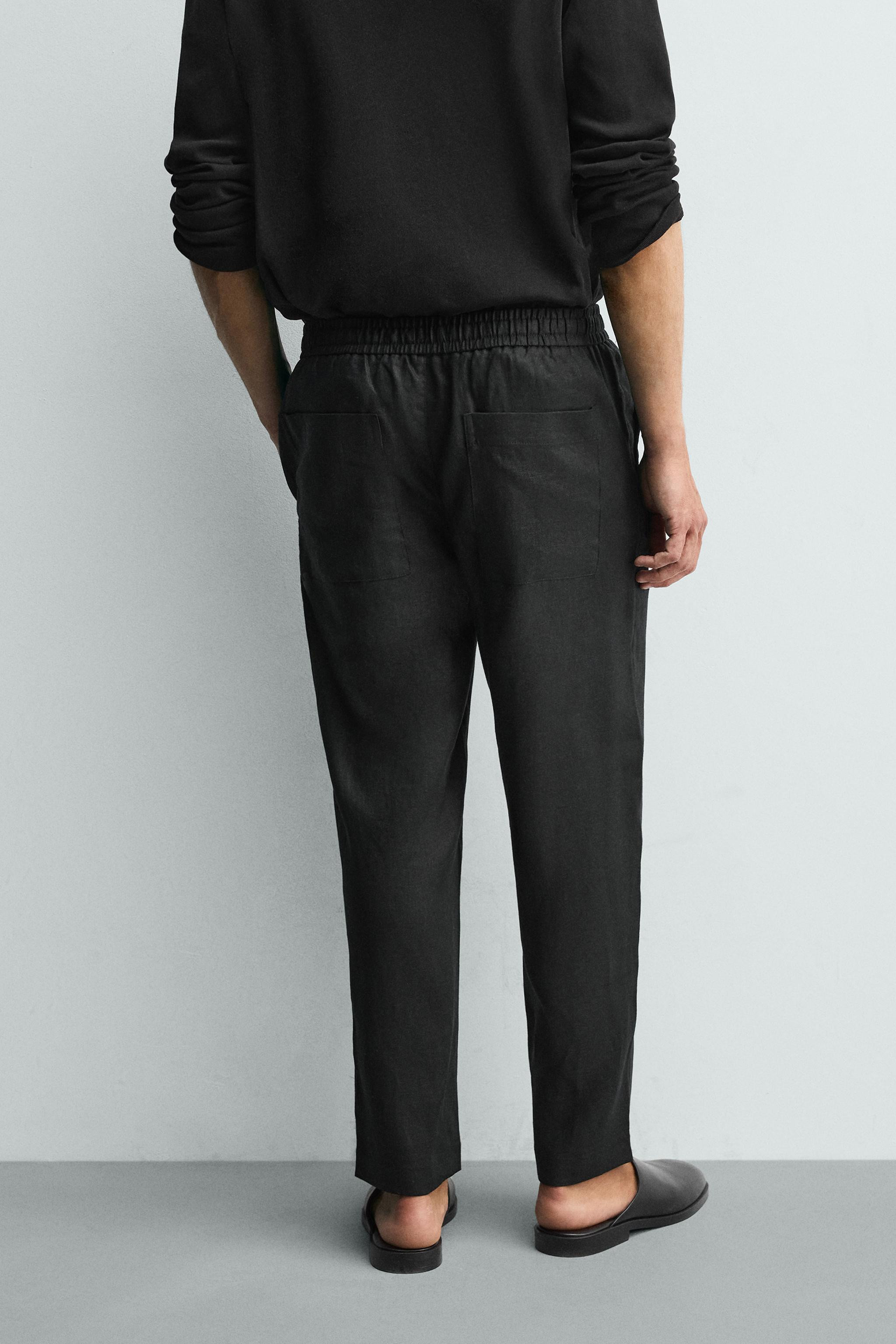 100% LINEN RELAXED FIT PANTS | Zara Canada