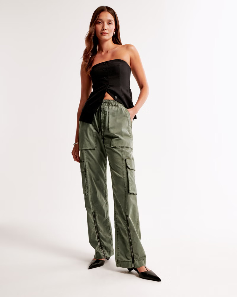Baggy Cargo Pull-On Pant | Abercrombie & Fitch (US)
