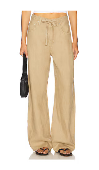 Brynn Drawstring Trouser in Gobi | Revolve Clothing (Global)