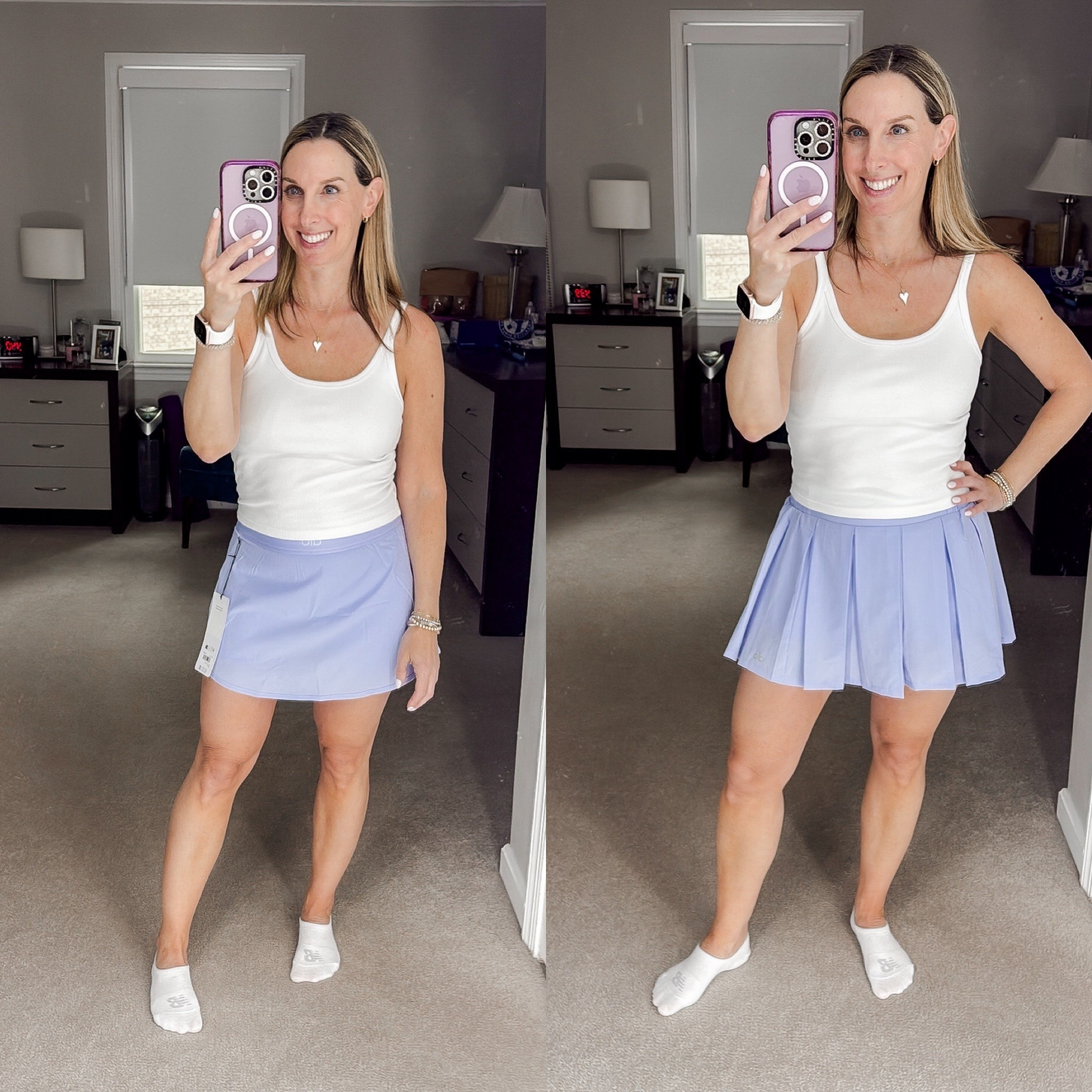 Couldn’t decide which Alo skirt I wanted so ordered both. Then decided.
Meanwhile, today starts 30% off in the app! 
I wear a small in the shirt 

#LTKActive #LTKOver40