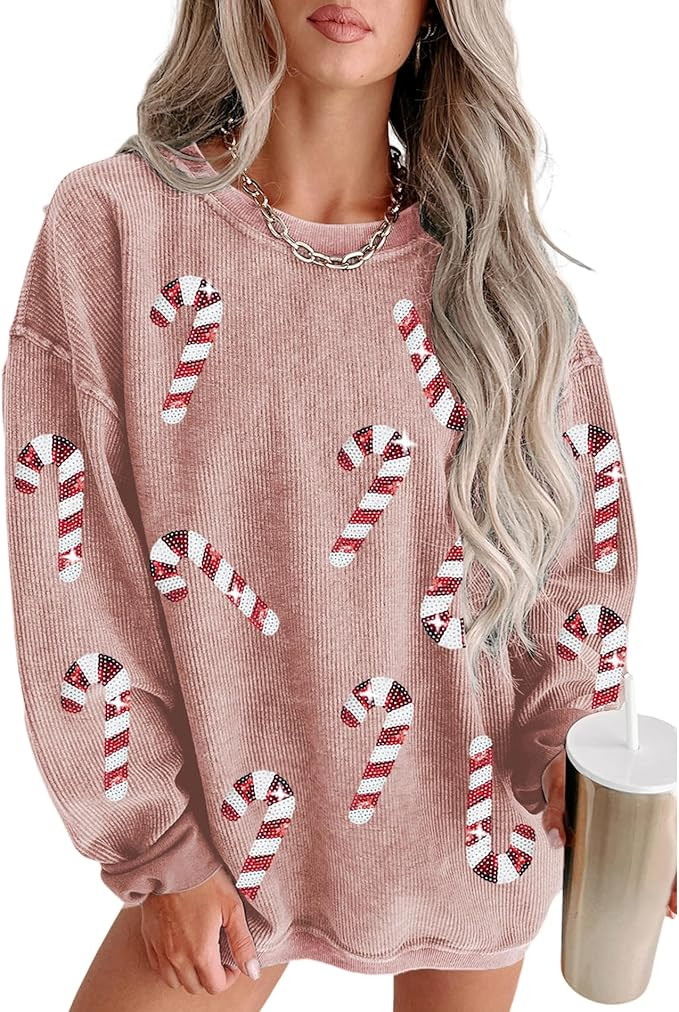 Urchics Oversized Sweatshirts for Women Crewneck Long Sleeve Graphic Pullover Tops Casual Fall Tr... | Amazon (US)