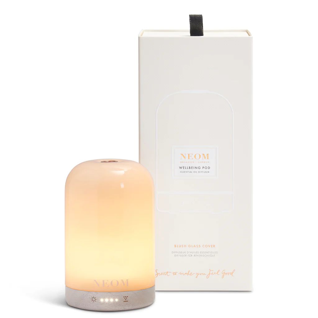 Wellbeing Pod Essential Oil Diffuser With Blush Glass Cover | NEOM Organics