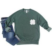 st Patricks Day Sweatshirt, Shamrock Sweater, Long Sleeve Shirt For Women, Teacher Shirt, Plus Size, Irish Sweatshirt | Etsy (US)