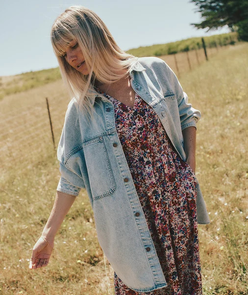 Molly Oversized Denim Shirt Jacket | Marine Layer