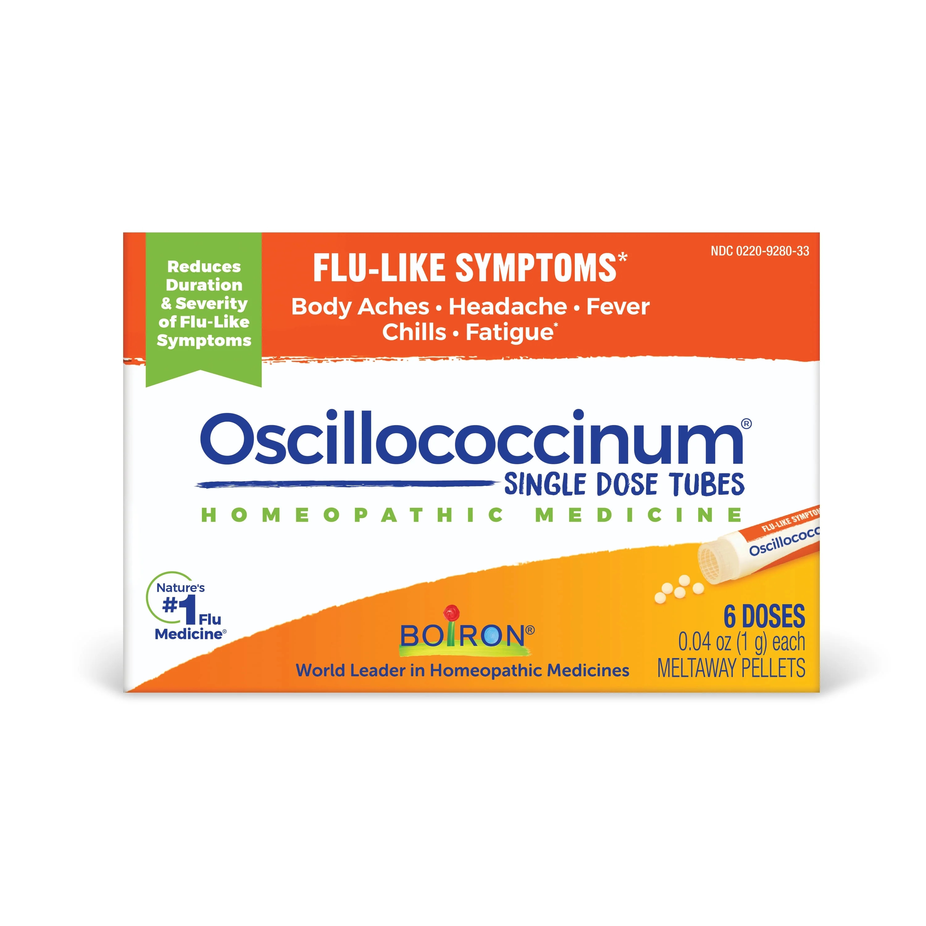 Boiron Oscillococcinum Unit Dose, Homeopathic Medicine for Flu-Like Symptoms, 6 Doses | Walmart (US)