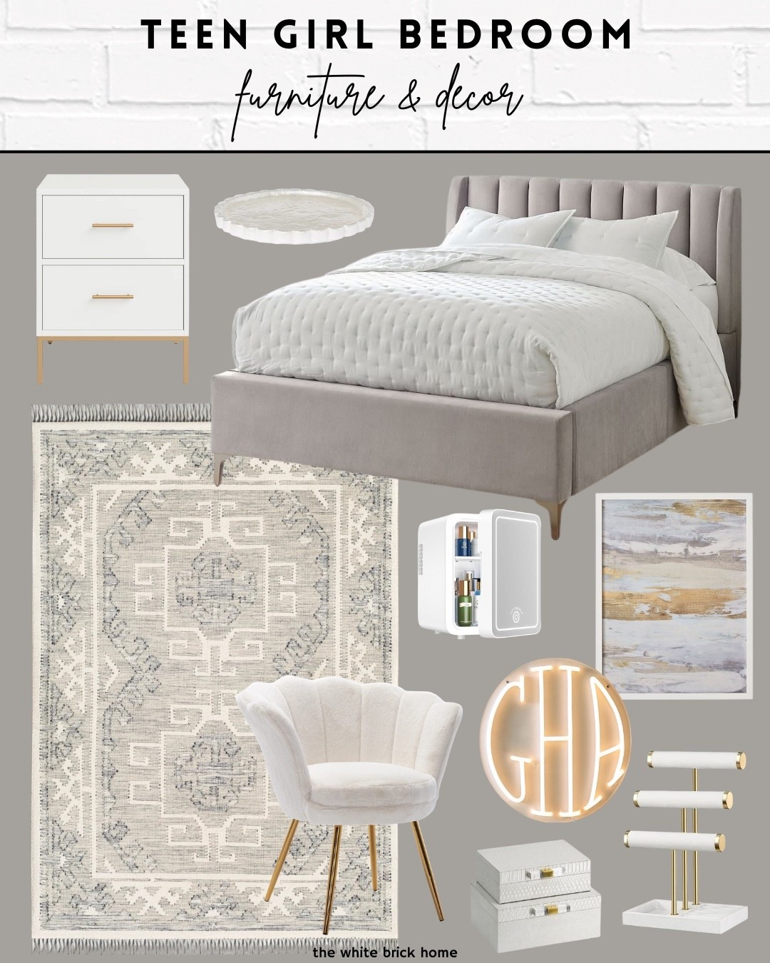 A beautiful girls bedroom design! 
🖤🖤

Girls room, girls bedroom, kids room, kids bedroom, area rug, girls room rug, girls room bed, girls room wall art, girls room nightstand, girls room jewelry organizer, mini fridge, Wayfair rug, girls room wall decor, teen wall decor, kids bedroom wall art, wall light, Wayfair, pottery barn, pottery barn teen, target 

#LTKHome #LTKKids #LTKSaleAlert