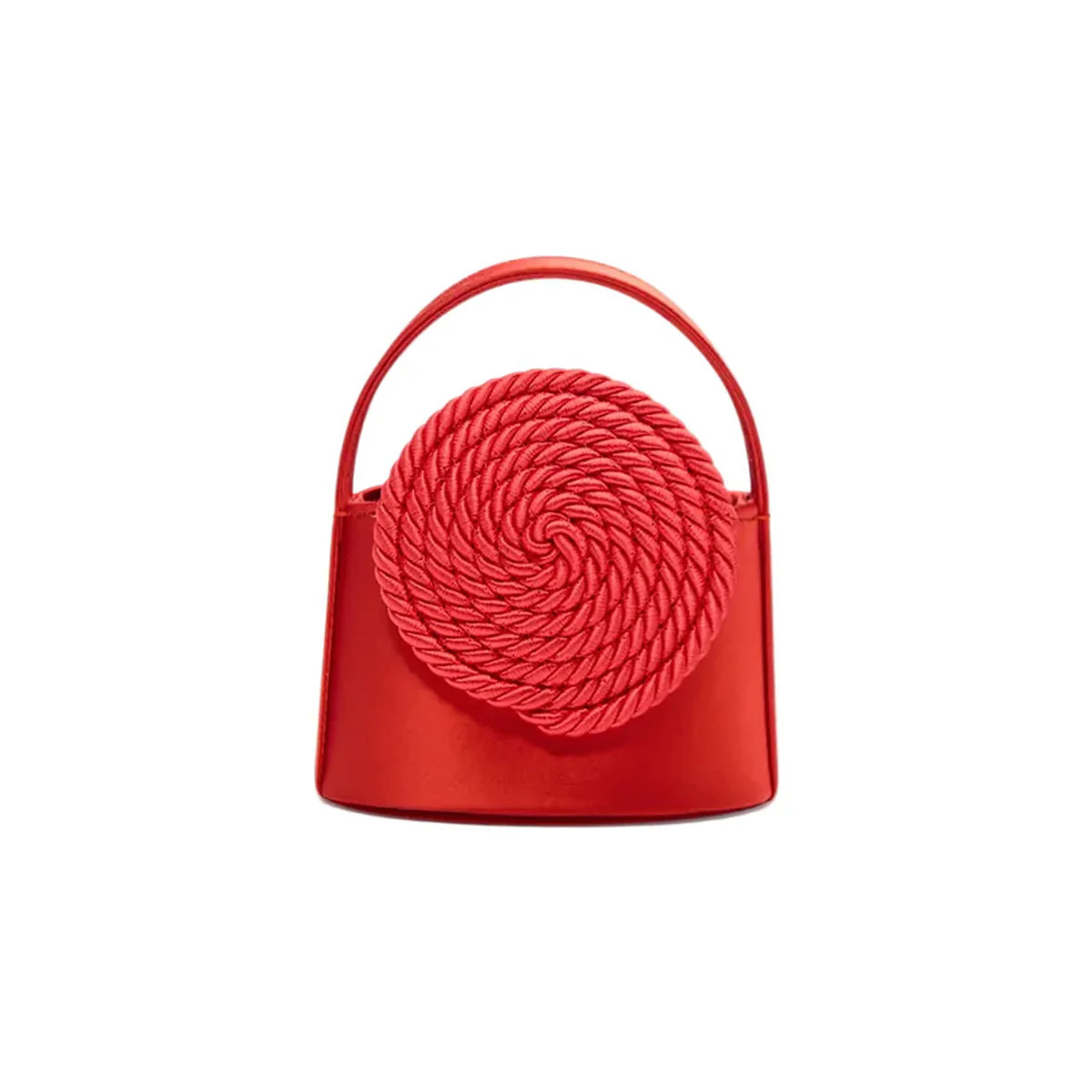 Mini Gunther Satin Passementerie in Red | Over The Moon