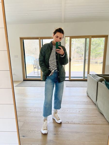 Spring style. Getting inspiration from my spring capsule wardrobe guide. Sneakers and jeans are always a good combo. 

#LTKSeasonal #LTKstyletip #LTKunder100