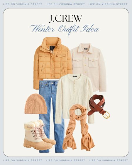 Cozy neutral winter outfits and coats from J. Crew. The cutest cropped puffer jacket, ivory shacket, cute straight jeans, neutral winter boots, a cozy scarf and hat and chic leather belt. Many of these are currently on sale, too!
.
#ltkseasonal #ltkfindsunder50 #ltkfindsunder100 #ltksalealert #ltkworkwear #ltkholiday #ltkgiftguide #ltkmidsize #ltkhome #ltkshoecrush #ltkover40 #ltktravel #ltkstyletip

#LTKfindsunder100 #LTKSeasonal #LTKsalealert