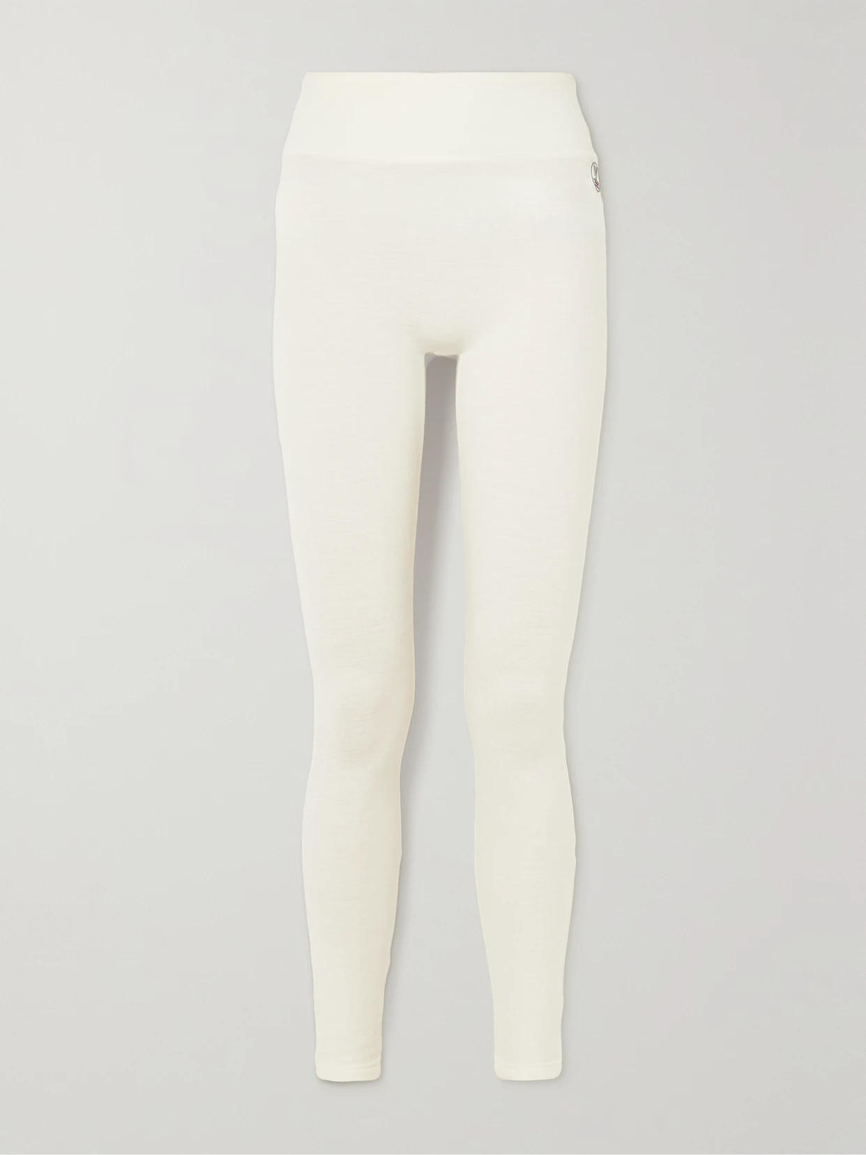 We Norwegians - Ski Merino Wool-blend Piqué Leggings - White | NET-A-PORTER (US)