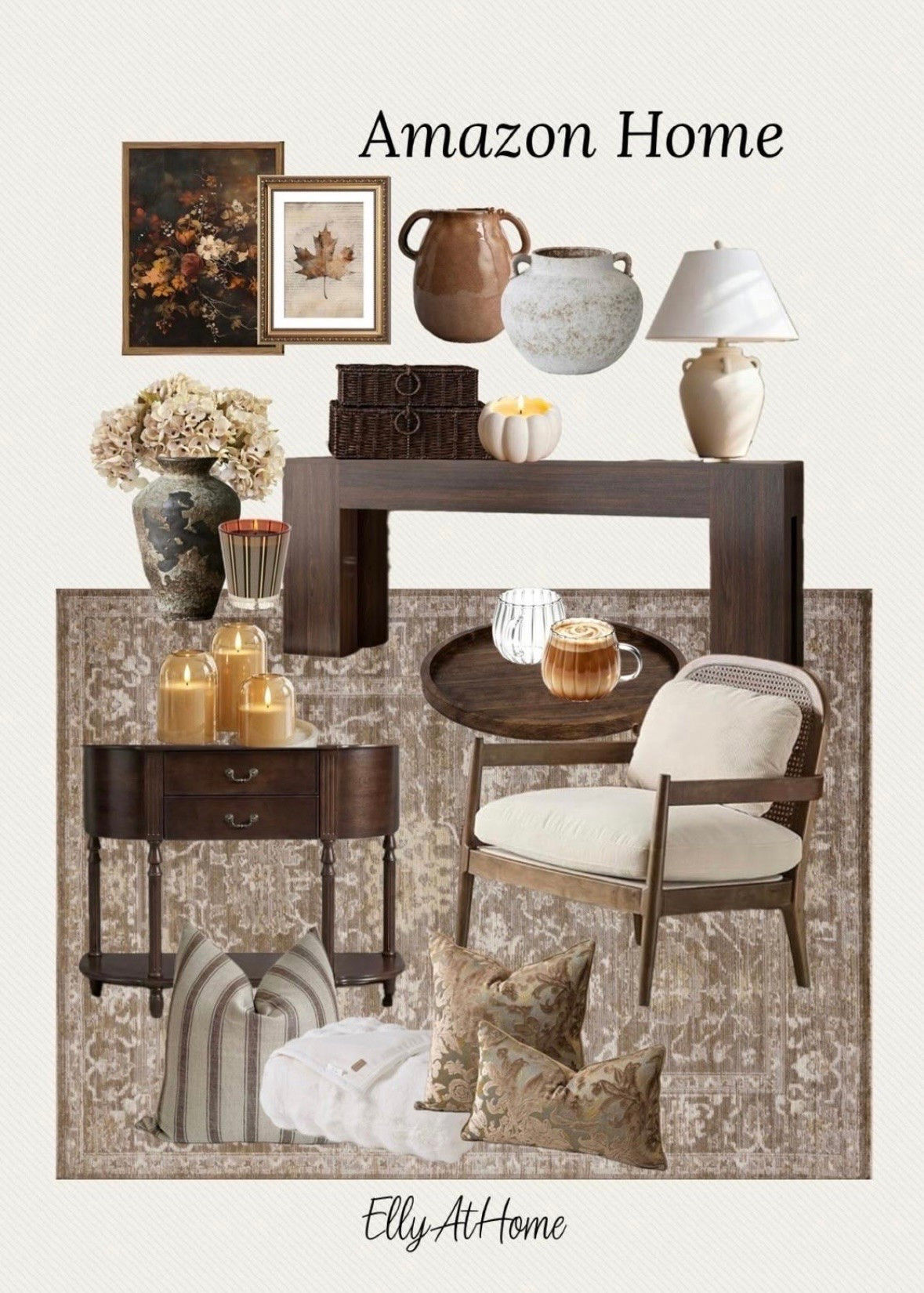 Amazon cozy home styling with fall accents. Shop cozy throw blankets, pillows, furniture pieces, area rug, artwork, vases, candles and more. Free shipping.