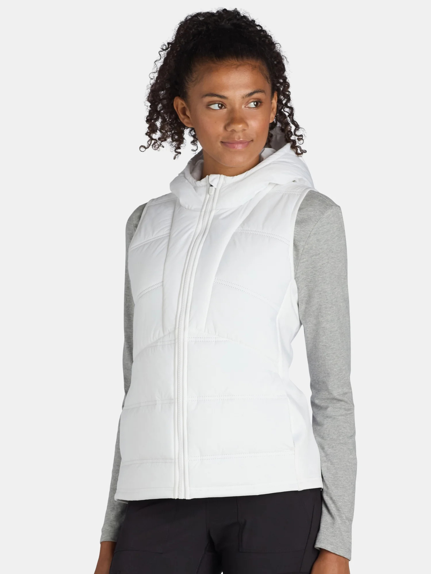 Avia Women's Hooded Quilted Vest, Sizes XS-XXXL - Walmart.com | Walmart (US)