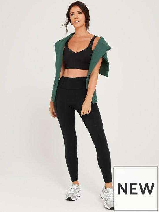 Lucy Mecklenburgh Training Leggings - Black | Very (UK)