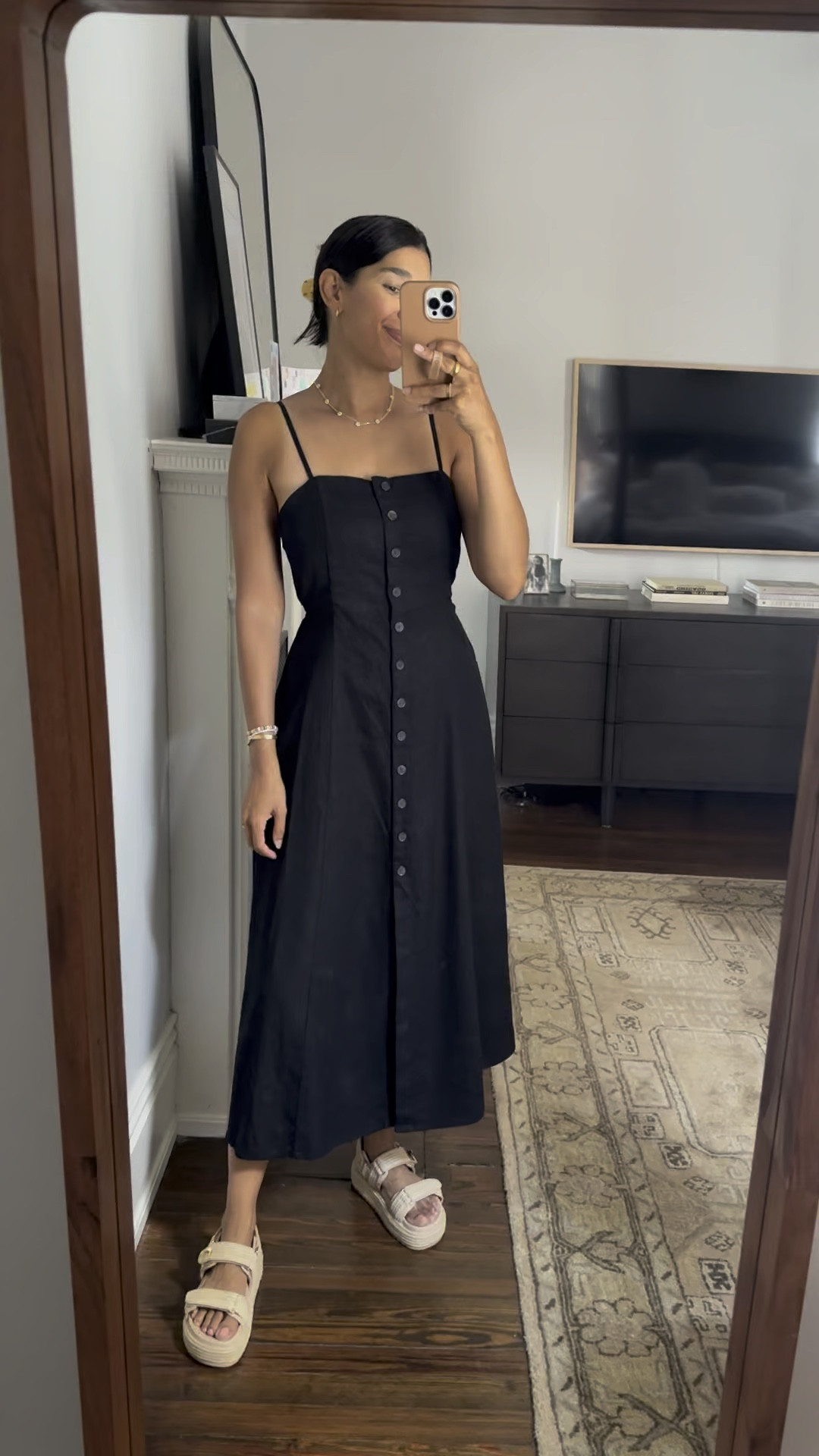 OOTD: dress runs TTS, I’m in a small 

Only $21 right now! 

#LTKSaleAlert #LTKSummerSales #LTKFindsUnder50