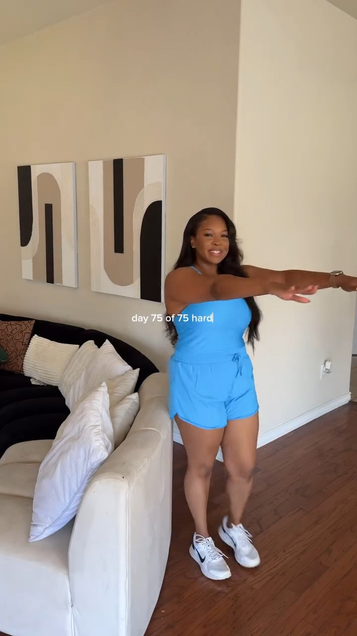 75 Hard: Faith-Based Edition—Final Day! ✨ I can’t believe it honey! I’ve officially completed the 75 Hard challenge, and I’m beyond excited to share this moment with you.🤗This journey has been about so much more than fitness; it’s been a test of discipline, faith, and commitment. Proving to myself that I can stick to something so demanding has been incredibly empowering. 
Here are 5 tips to help you start your own 75 Hard journey:

1.Commit to Your Why: Understand why you’re starting—whether it’s to grow stronger in your faith, improve your health, or build mental toughness. Keep that reason close!
2. Plan Your Day: Structure is key. Plan your meals, workouts, and devotional time each day to stay on track. 📅
3. Incorporate Faith: Let your spiritual growth be part of this journey. Start each day with prayer or meditation to set a positive tone. 
4. Stay Hydrated: Drink plenty of water. It’s essential for your health and will keep you energized through each challenge. 💧
5. Focus on Progress, Not Perfection: Remember, it’s about the journey. Every step you take is progress, so don’t be too hard on yourself if things get tough.

If you’re ready to push your limits and grow in both body and spirit, I encourage you to take on the 75 Hard challenge- faith based edition. You got this! ✨🫶🏽 

Workout set: @fabletics 
Workout perfume: @victorandrolf @sephora “flower bomb tiger lily”
-
#75hard #fitnessjourney #wellnessjourney #faithandfitness #75hardchallenge #faithbased #dallasinfluencer