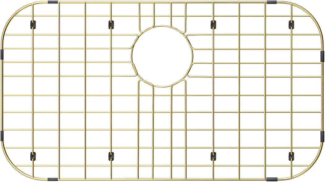 Gold Large 26" x 14" Kitchen Sink Grid,Sink Protector for Kitchen Sink,Stainless Steel Sink Rack ... | Amazon (US)