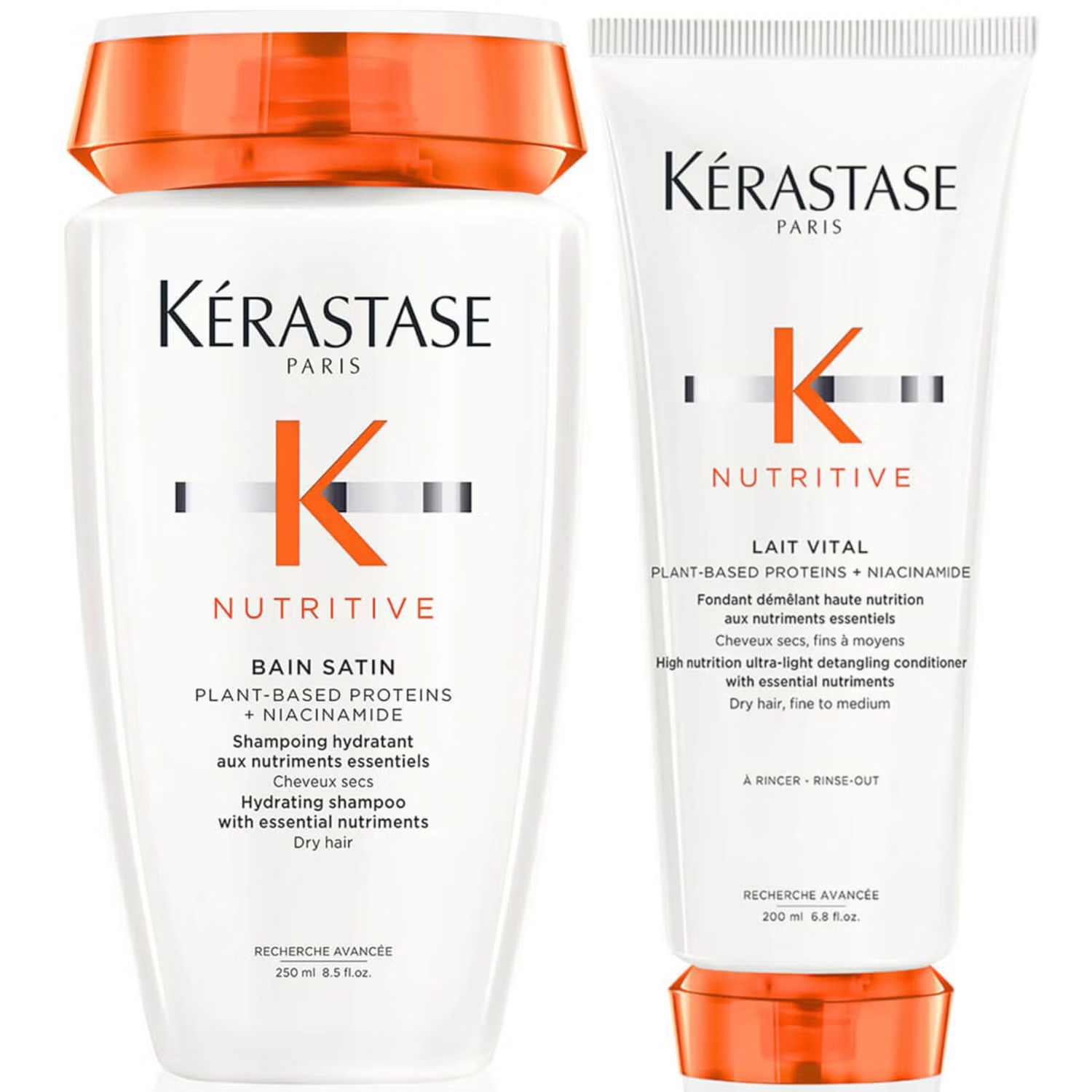 Kérastase Nutritive Nourish and Hydrate Shampoo and Conditioner Duo for Fine-Medium Dry Hair | Look Fantastic (UK)