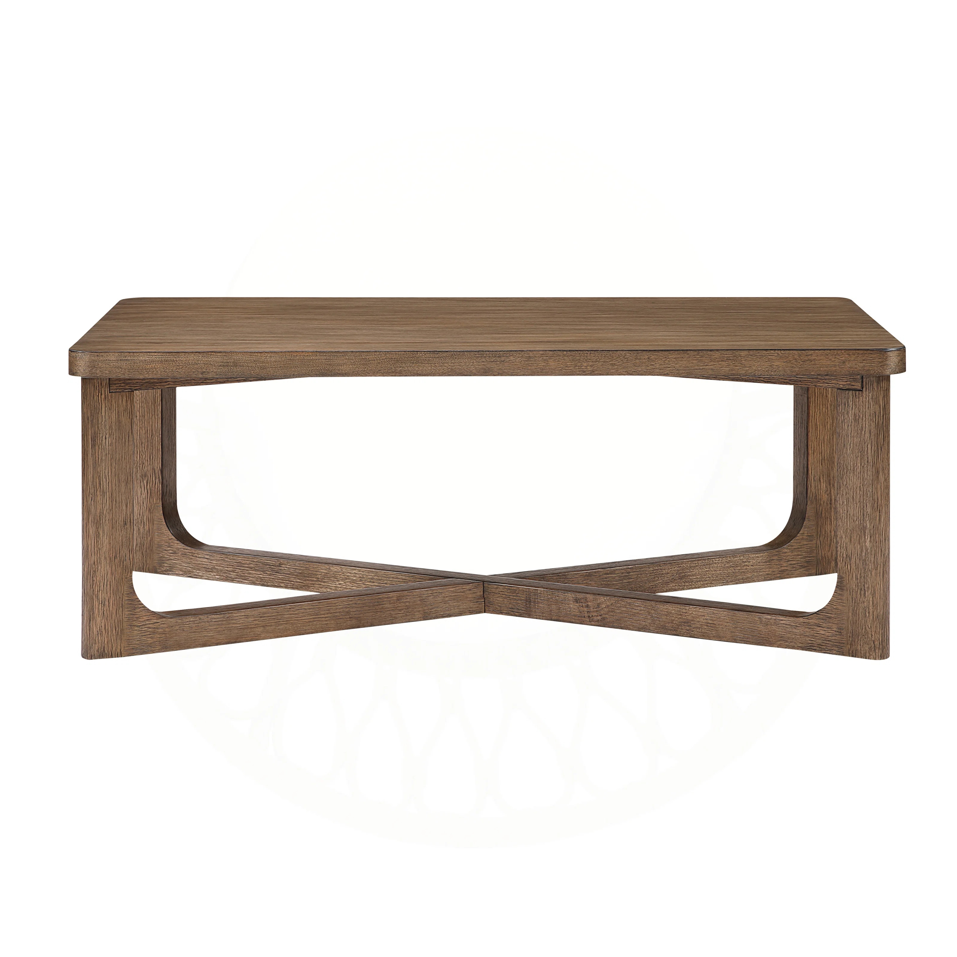 Modern Design Rectangular Wooden Coffee Table with X-Base, Durable and Stylish for Living Room El... | Wayfair North America
