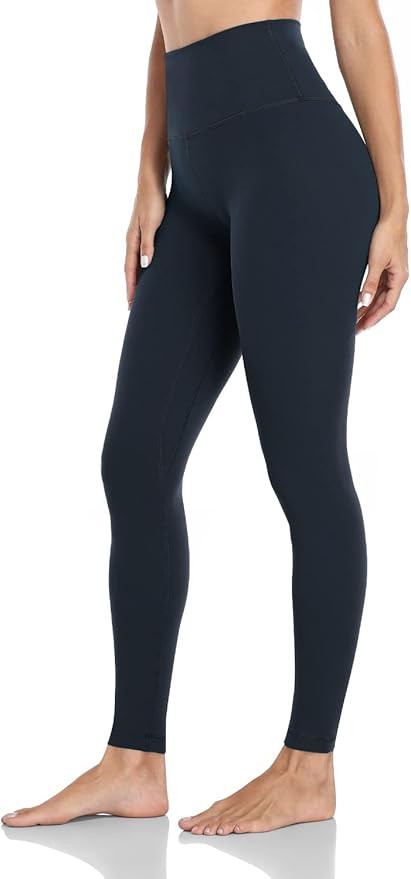HeyNuts Essential/Work Out Full Length Yoga Leggings, Women's High Waisted Workout Compression Pa... | Amazon (US)