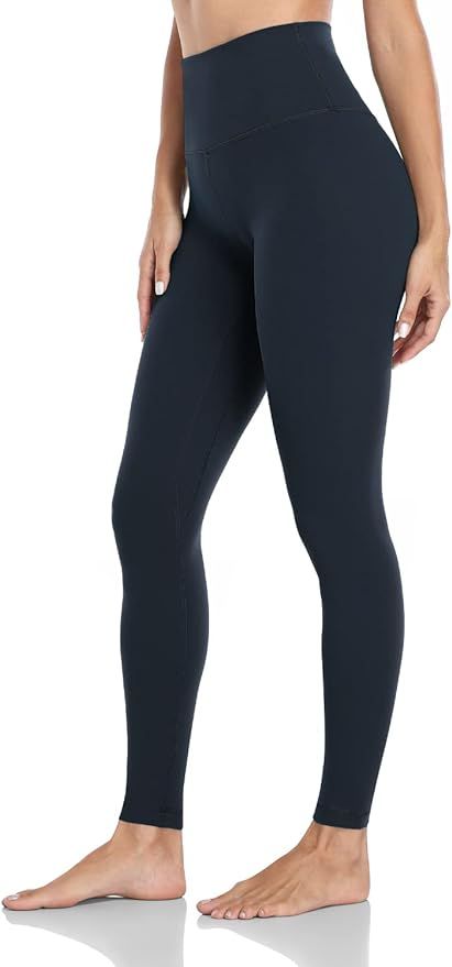 HeyNuts Essential/Work Out Full Length Yoga Leggings, Women's High Waisted Workout Compression Pa... | Amazon (US)