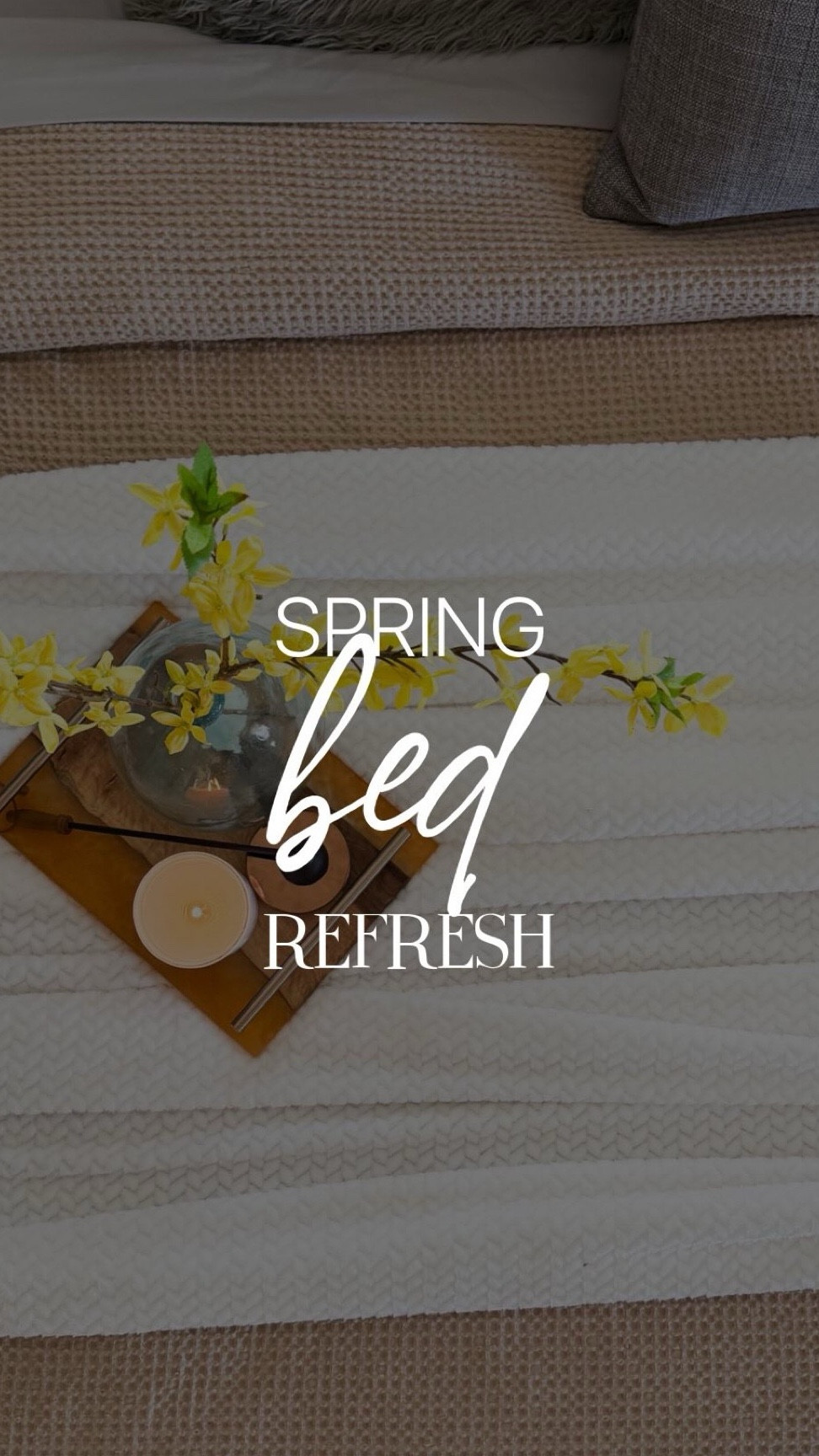 Spring Bed Refresh = Instant Bliss! 

There’s nothing like fresh, crisp sheets to reset a space—and we’re obsessed with @johnlinenssheetco for making it effortless! Their sheets? Next-level soft. Their elastic band? Pure innovation (no more slipping corners and no more mattress depth confusion!). And the natural scents? Heavenly! Instantly refresh the whole room.

Of course, no cozy vibe is complete without my @cb.homedecor candles—an absolute must in my home! 🕯️ 

The best small-business finds, made with high-quality materials and a focus on health & sustainability. Find all the links in my LTK or comment “LINK” 

Because a good night’s sleep starts with what you surround yourself with. ✨ 

Who’s refreshing their bed next?! 
#SpringRefresh #Obsessed #SmallBusinessLove