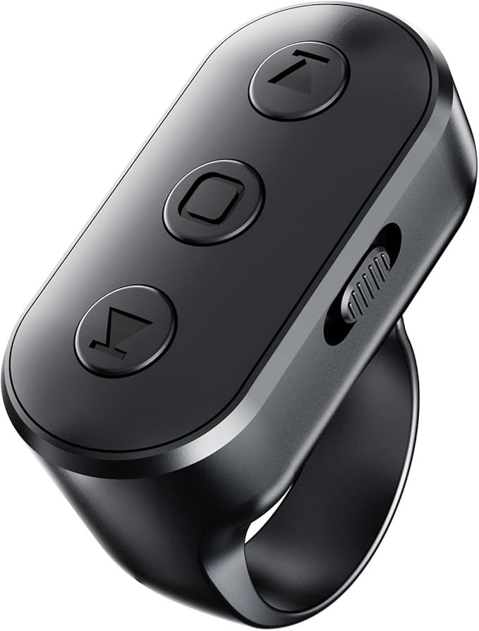 Scrolling Ring Remote for TikTok YouTube IG Shorts Video Landscape Portrait, Fingertip Wireless S... | Amazon (US)