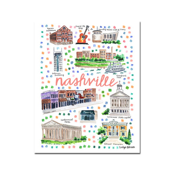 "Nashville, TN" Fine Art Print | Evelyn Henson