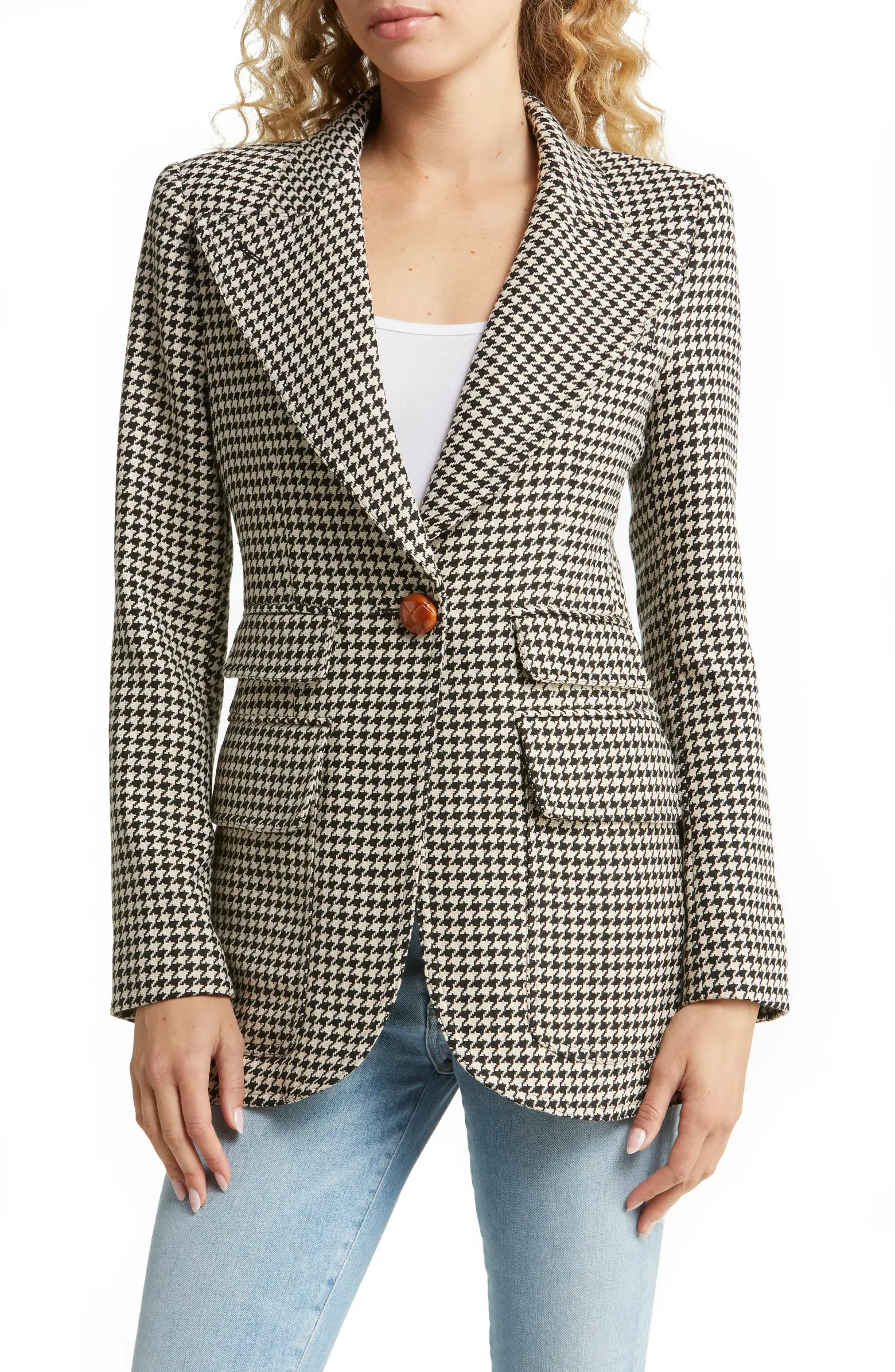 Smythe Birkin Houndstooth Check Blazer | Nordstrom | Nordstrom Canada